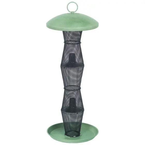 Perky-Pet® Green & Black Finch Feeder 1