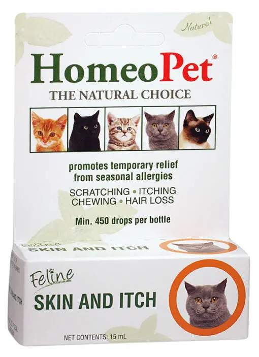 Homeopet Feline Skin And Itch, Coat And Skin Support For Cats 15 Ml 1