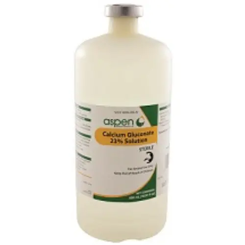 Aspen Veterinary Resources Calcium Gluconate 23% Solution - 500 Ml 1