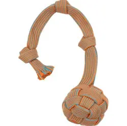 Mammoth Pet Products Extra Webbing Ball With Fling Handle 3