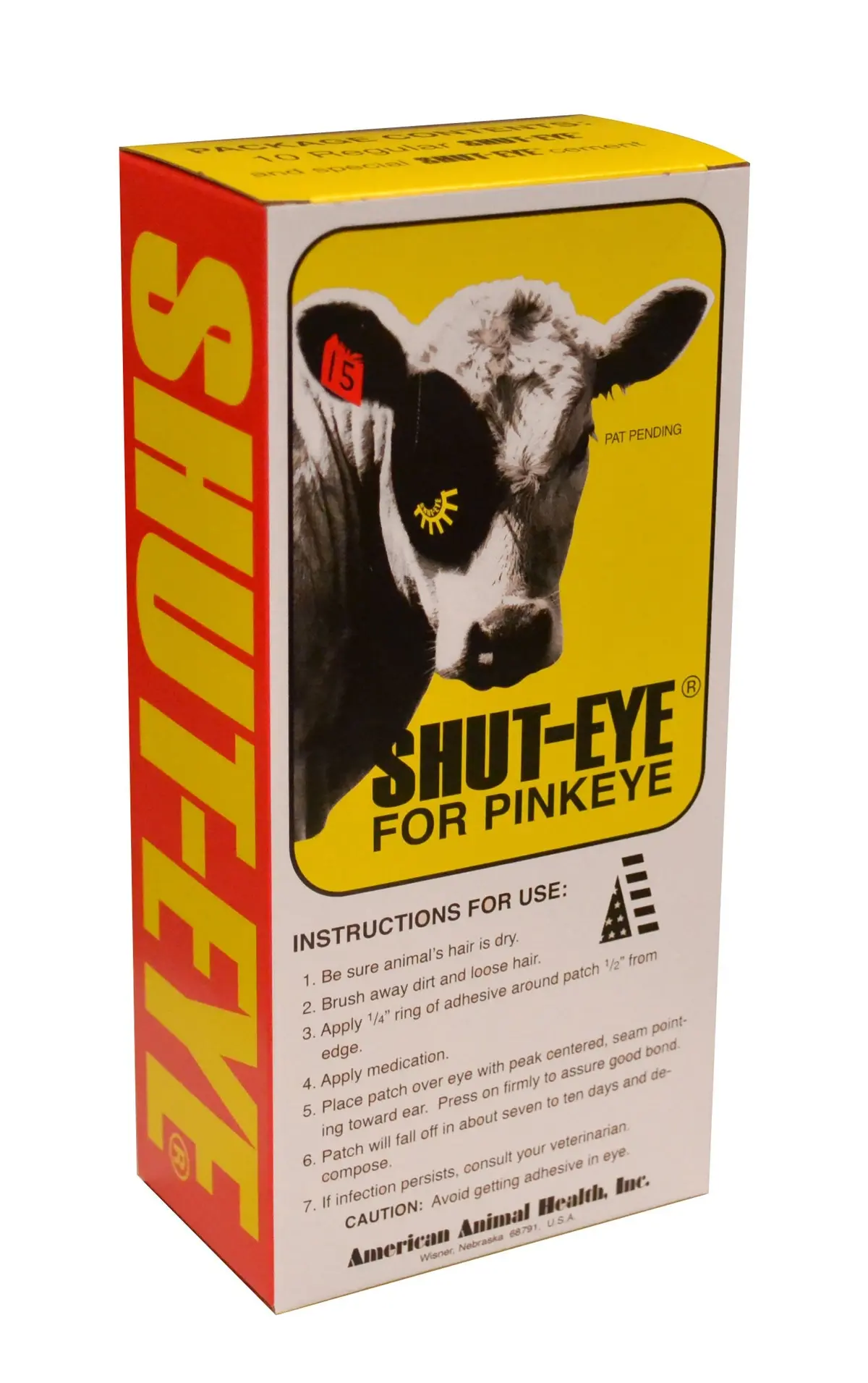 Durvet Shut-Eye®  Protective Pinkeye Patch 1