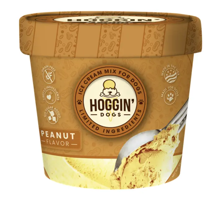 Puppy Cake Hoggin' Dogs Ice Cream Mix - Peanut 1