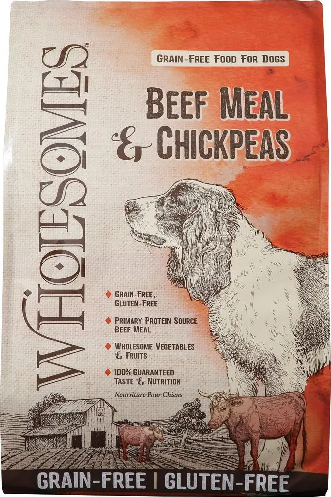 Sportmix Wholesomes Grain Free Beef Meal & Chickpeas Recipe Dry Dog Food 1
