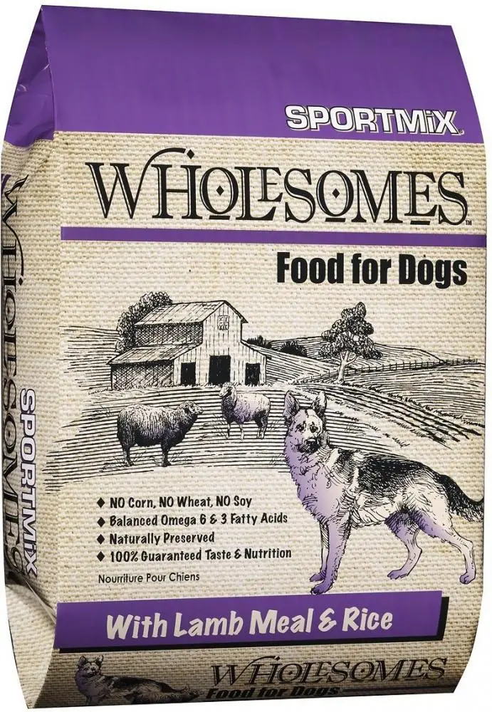 Sportmix Wholesomes Lamb Meal & Rice Recipe Dry Dog Food 1