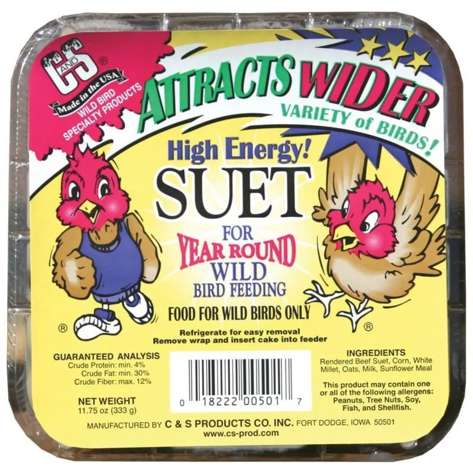 C&S High Energy Suet With Seed 1