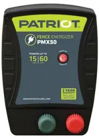 Patriot Pmx 50 110V Ac Powered Fence Charger, 15 Mile / 60 Acre 1