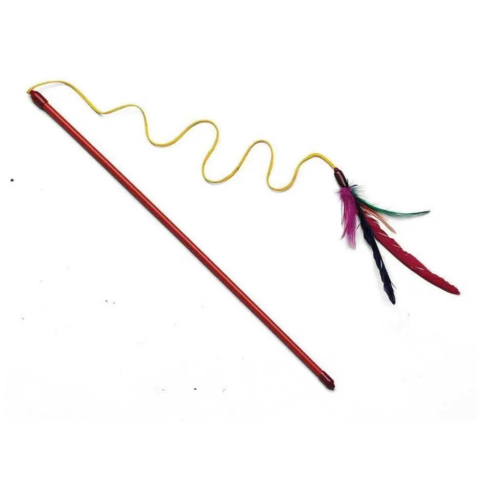 Spot Feather Dangler Teaser Wand 1