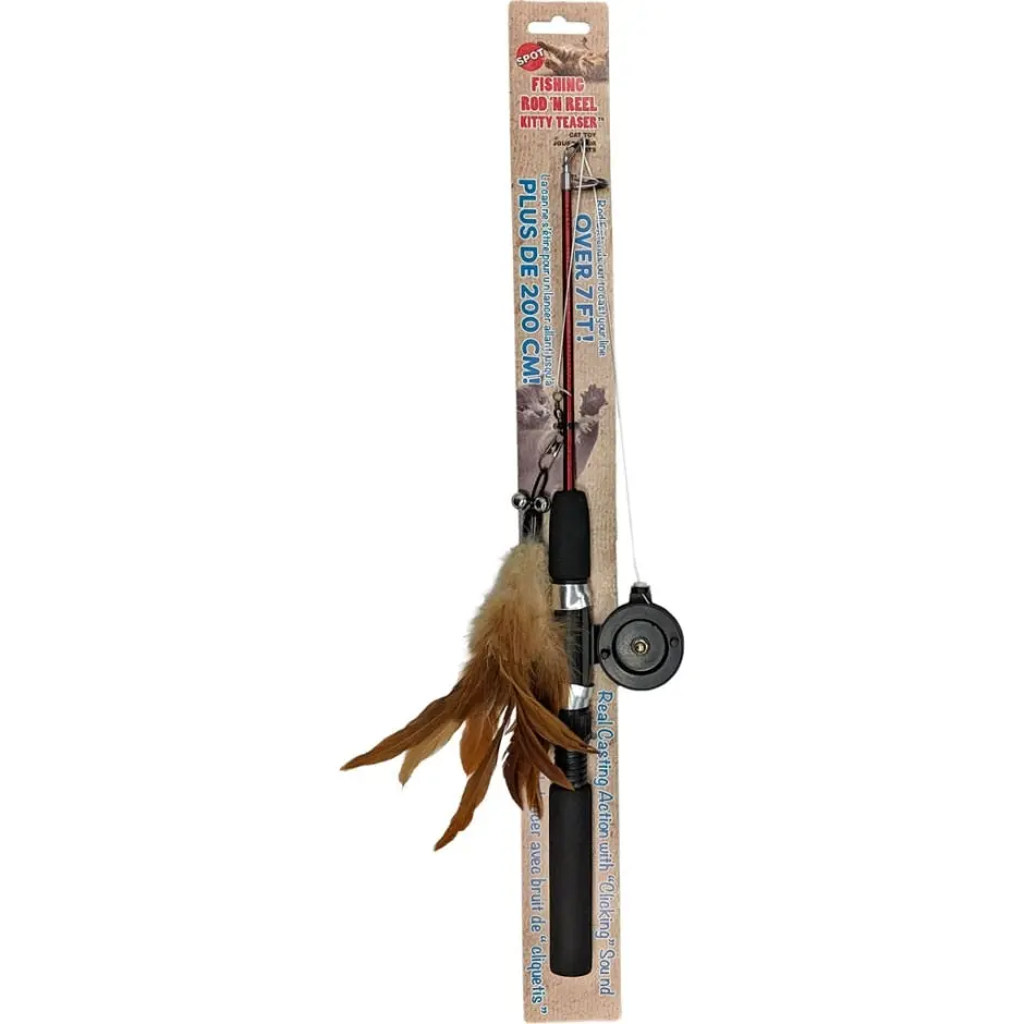 Spot Fishing Rod N Reel Kitty Teaser 1