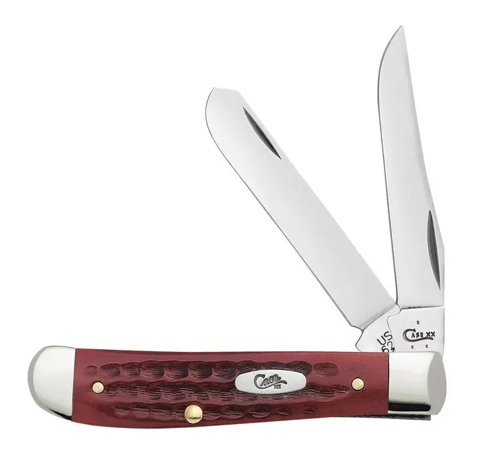 Case Pocket Worn® Corn Cob Jig Old Red Bone Mini Trapper 1