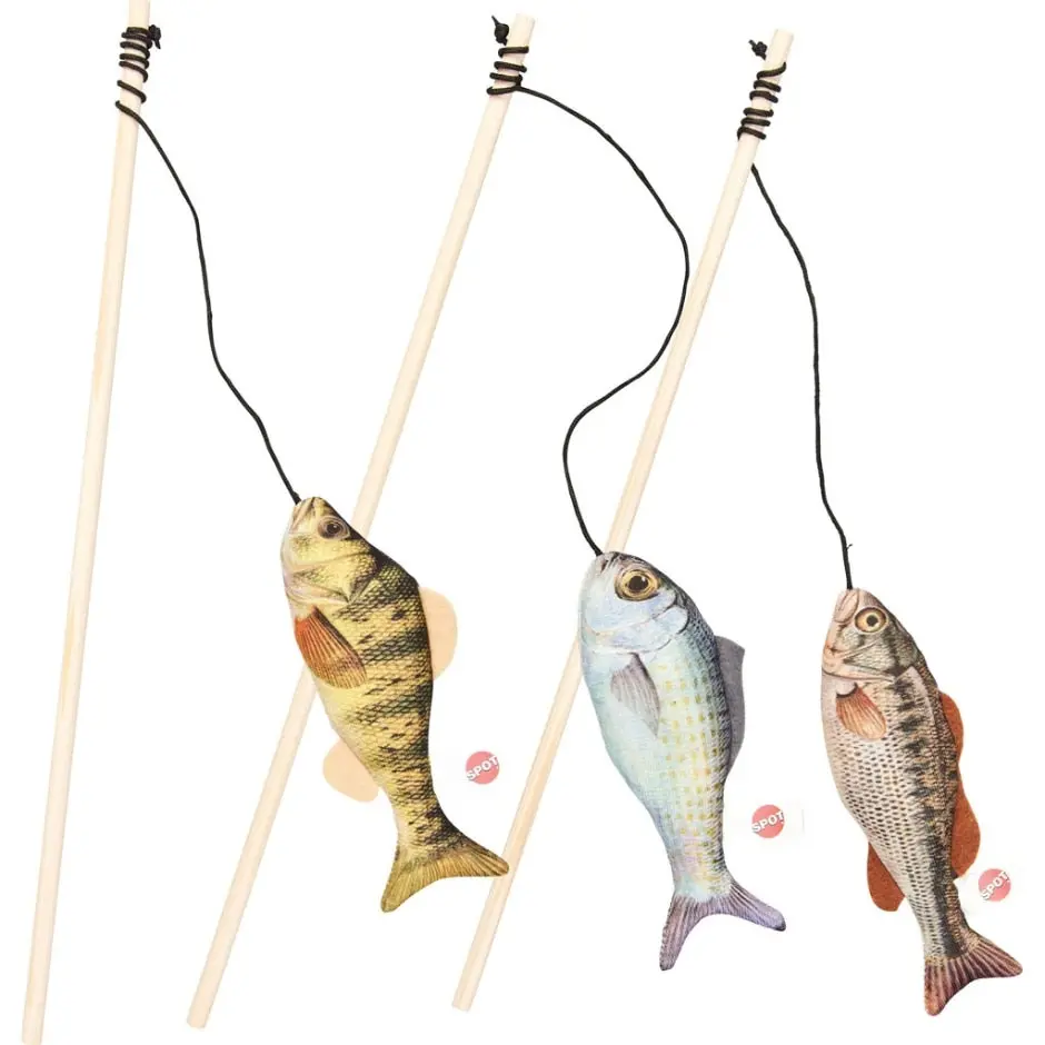 Spot Hug'n Kick Gone Fishin Teaser Wand 1