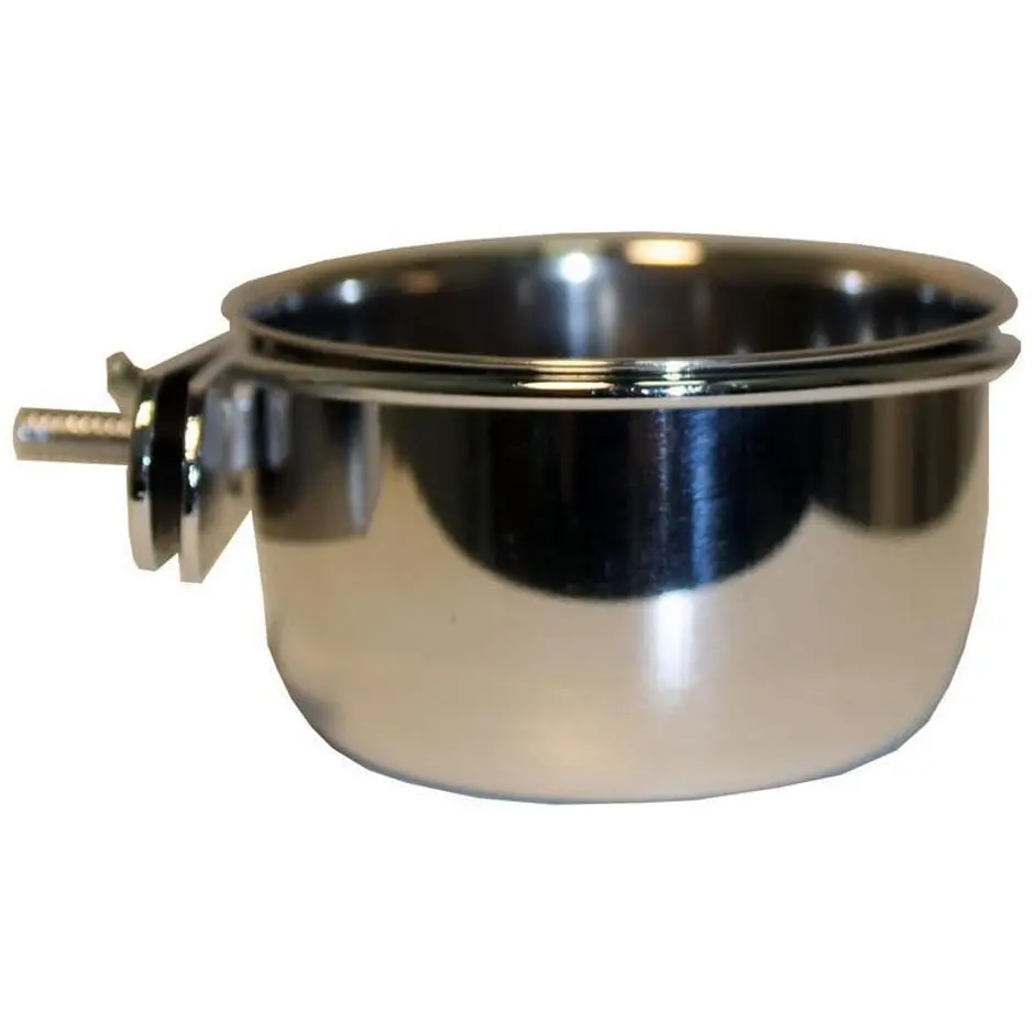 Stainless Steel Coop Cup With Bolt Hanger 1