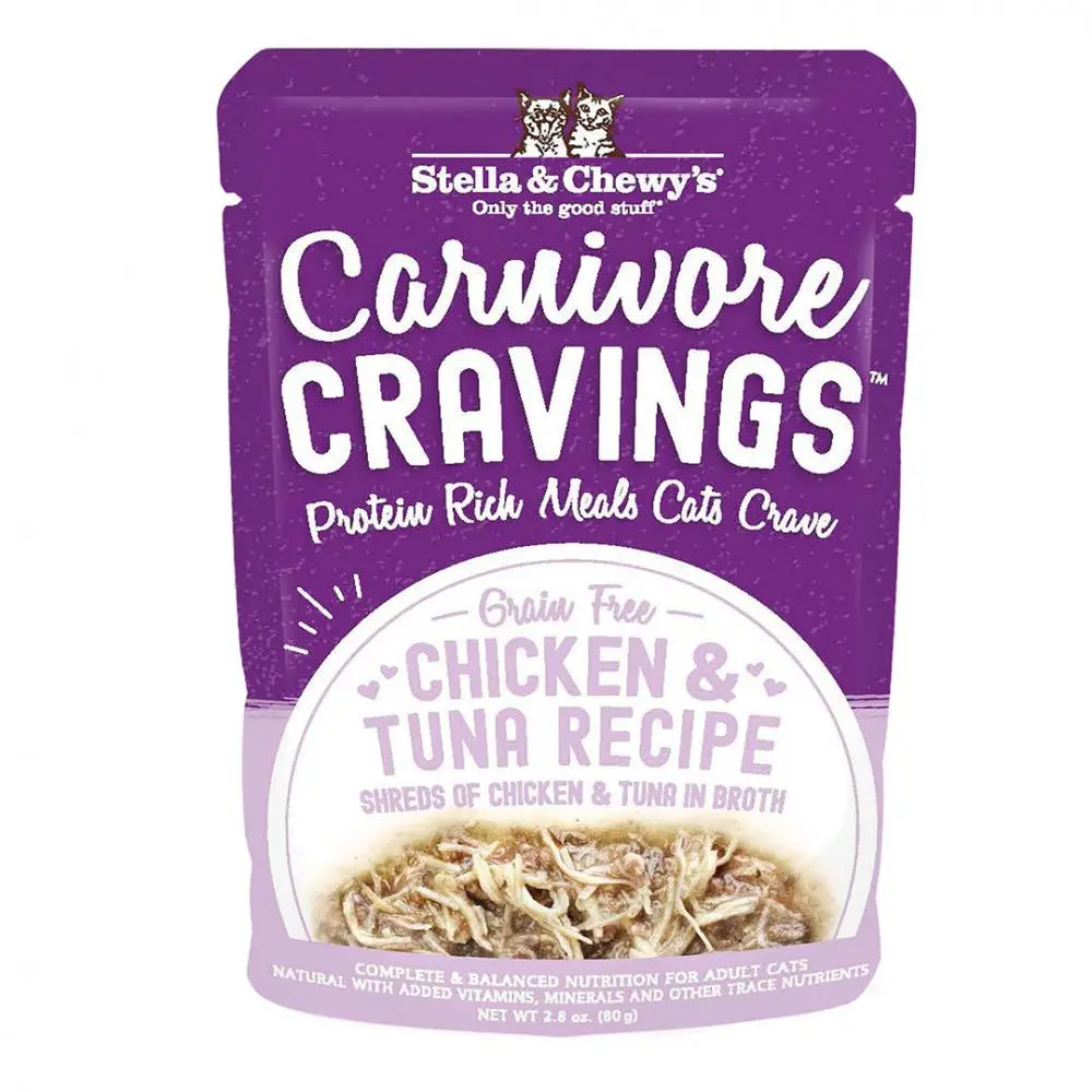 Stella & Chewy's Carnivore Cravings Chicken & Tuna Recipe Wet Cat Food 1