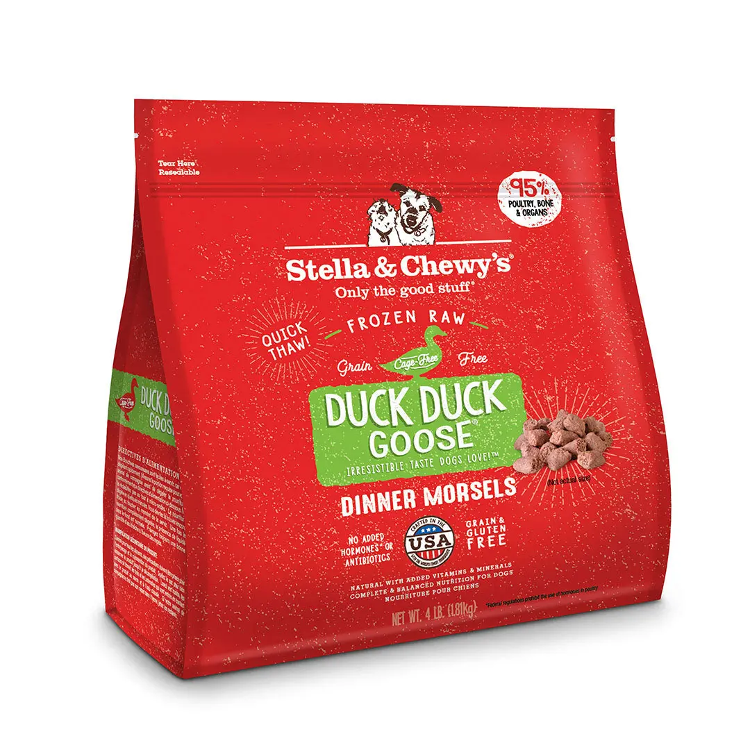 Stella & Chewy's Duck Duck Goose Frozen Raw Dinner Morsels 1