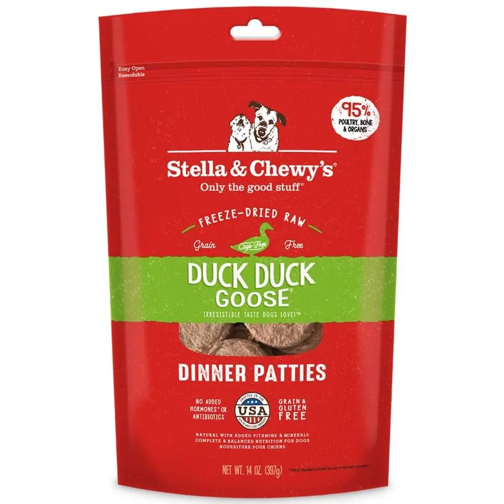 Stella & Chewy's Freeze-Dried Raw Dinner Patties For Dogs - Duck Duck Goose Recipe 2