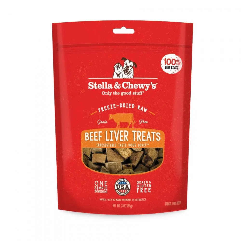Stella & Chewy's Freeze-Dried Raw Beef Liver Dog Treats 1