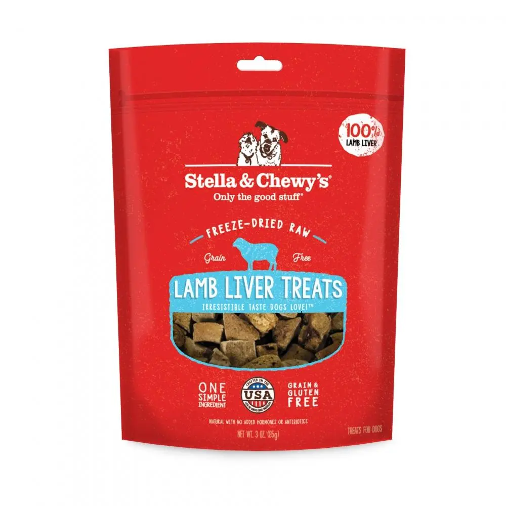 Stella & Chewy's Lamb Liver Dog Treats 1
