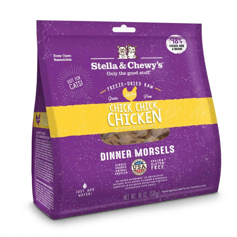Stella & Chewy's Freeze-Dried Dinner Morsels Chick Chick Chicken Cat Food 1