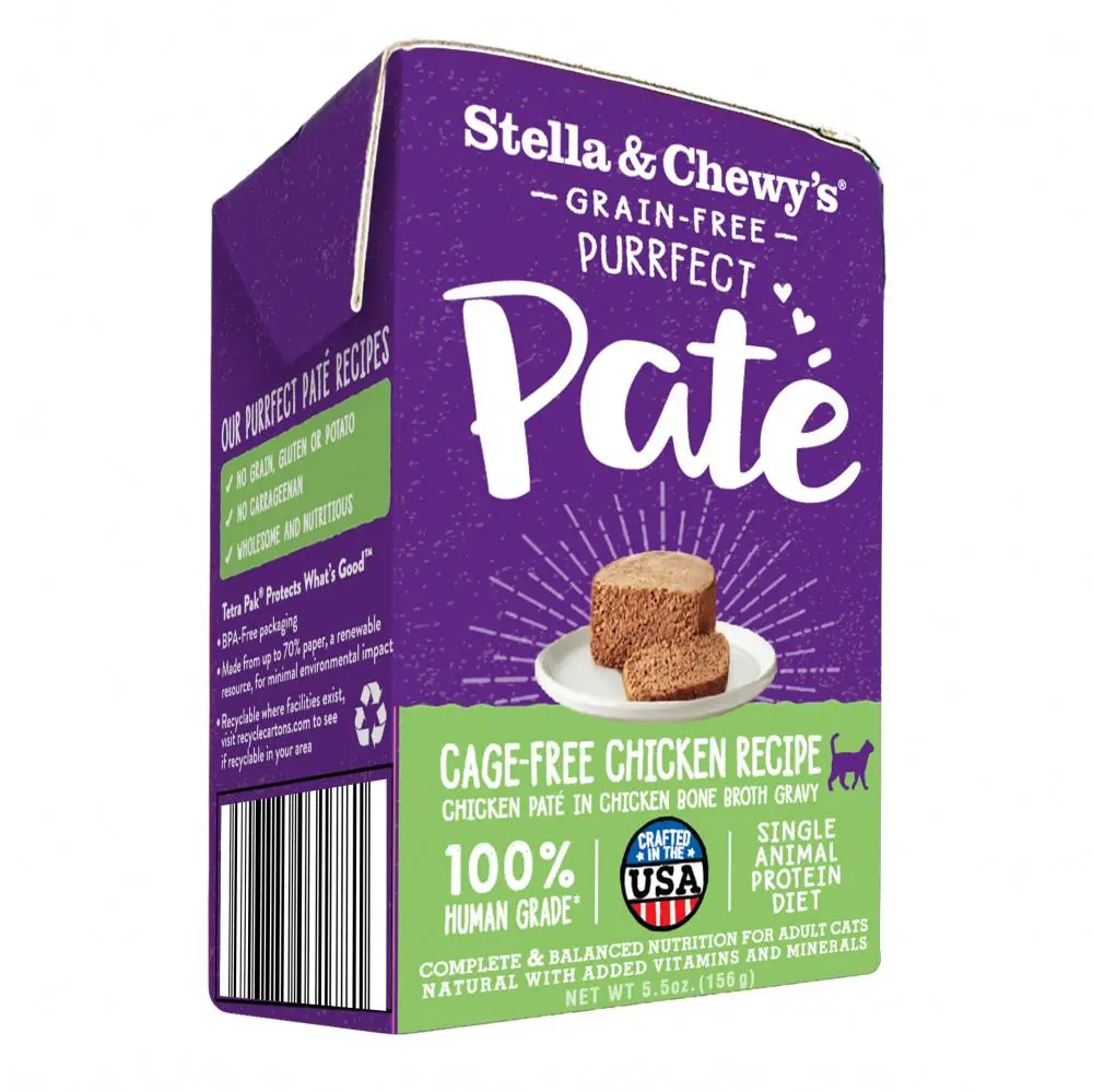 Stella & Chewy's Purrfect Pate Cage Free Chicken Recipe Wet Cat Food 1
