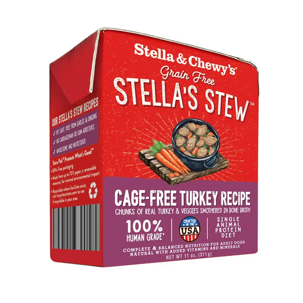 Stella & Chewy's Stella's Stew Cage Free Turkey Recipe Food Topper For Dogs 1