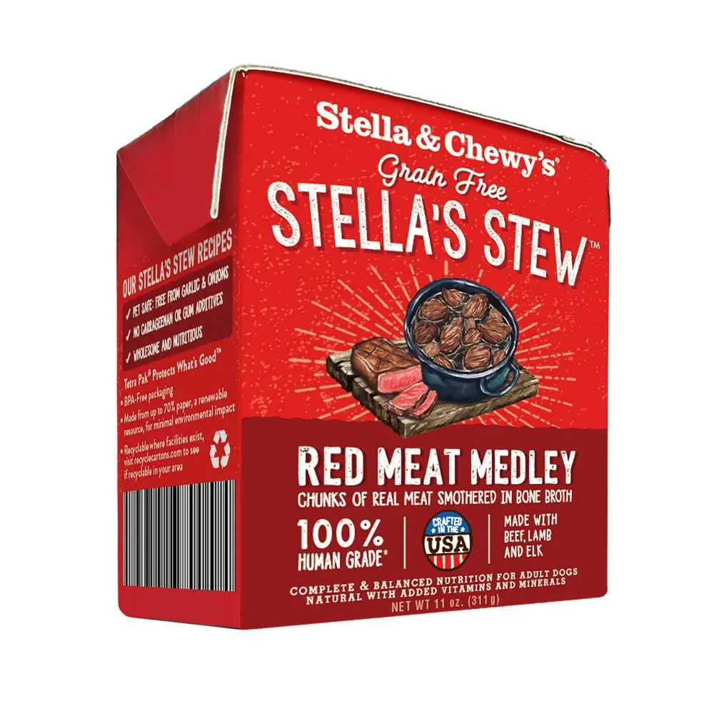 Stella & Chewy's Stella's Stew Red Meat Medley Recipe Food Topper For Dogs 1