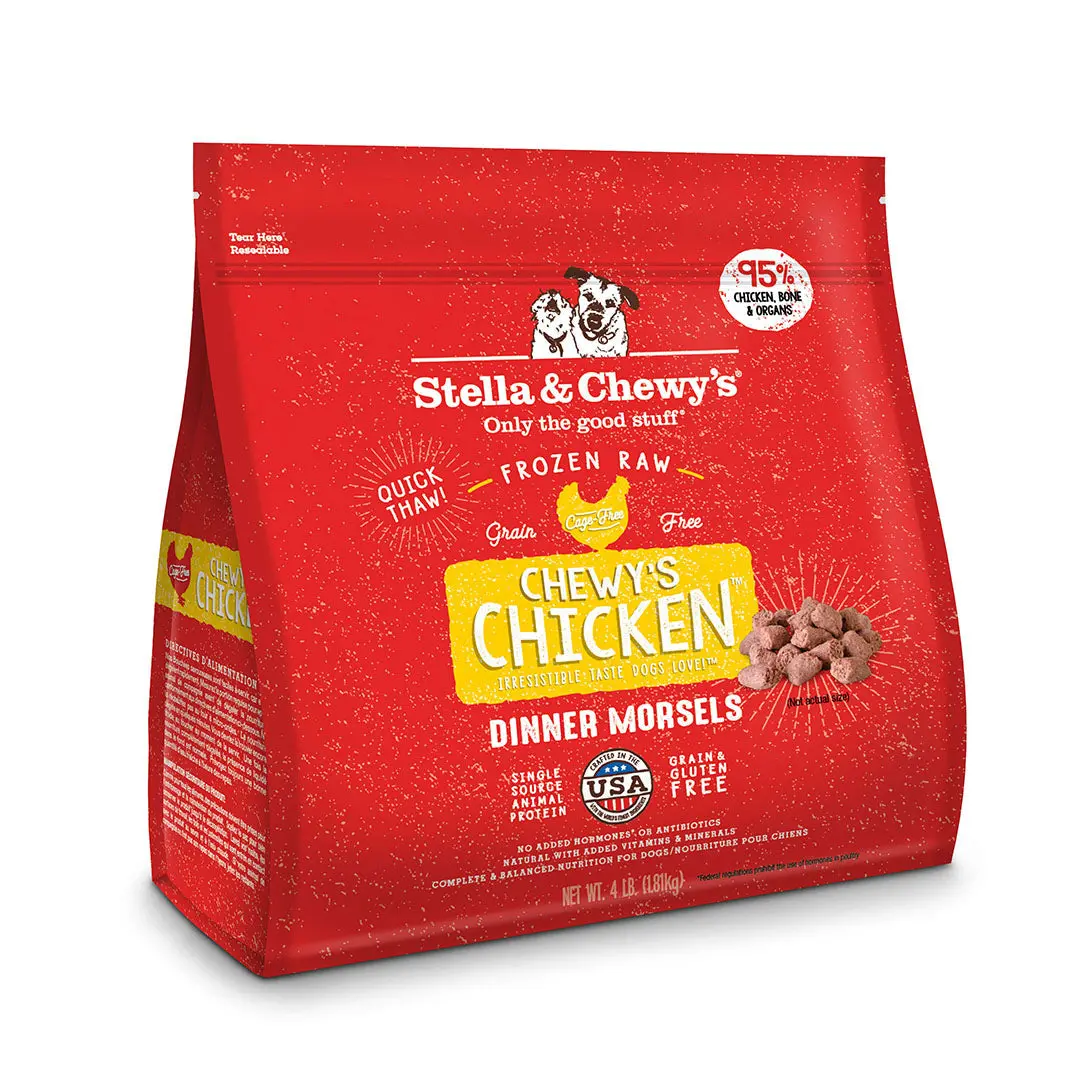 Stella & Chewy’S Chicken Frozen Raw Dinner Morsels 1