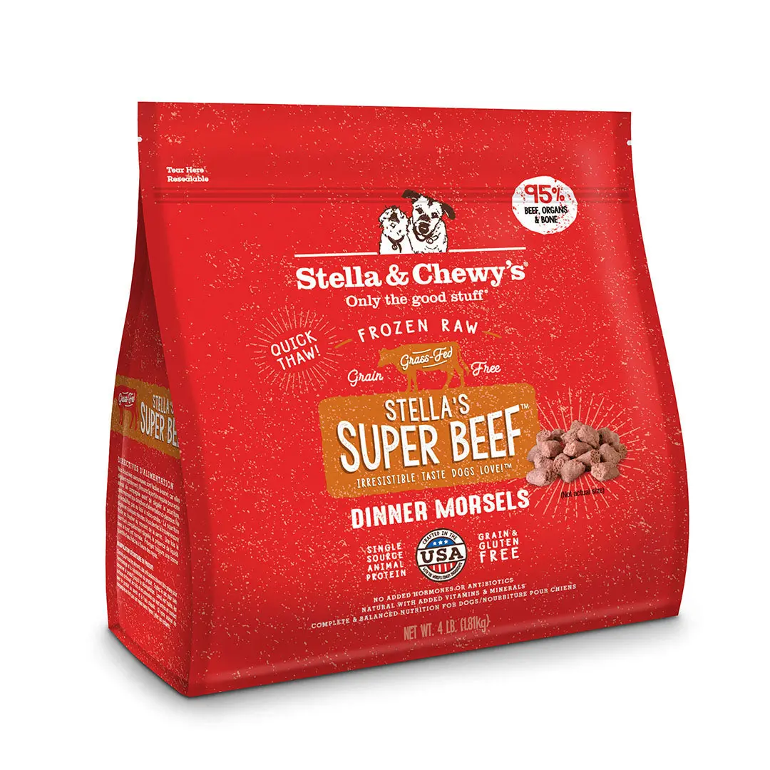 Stella’S Super Beef Frozen Raw Dinner Morsels 1
