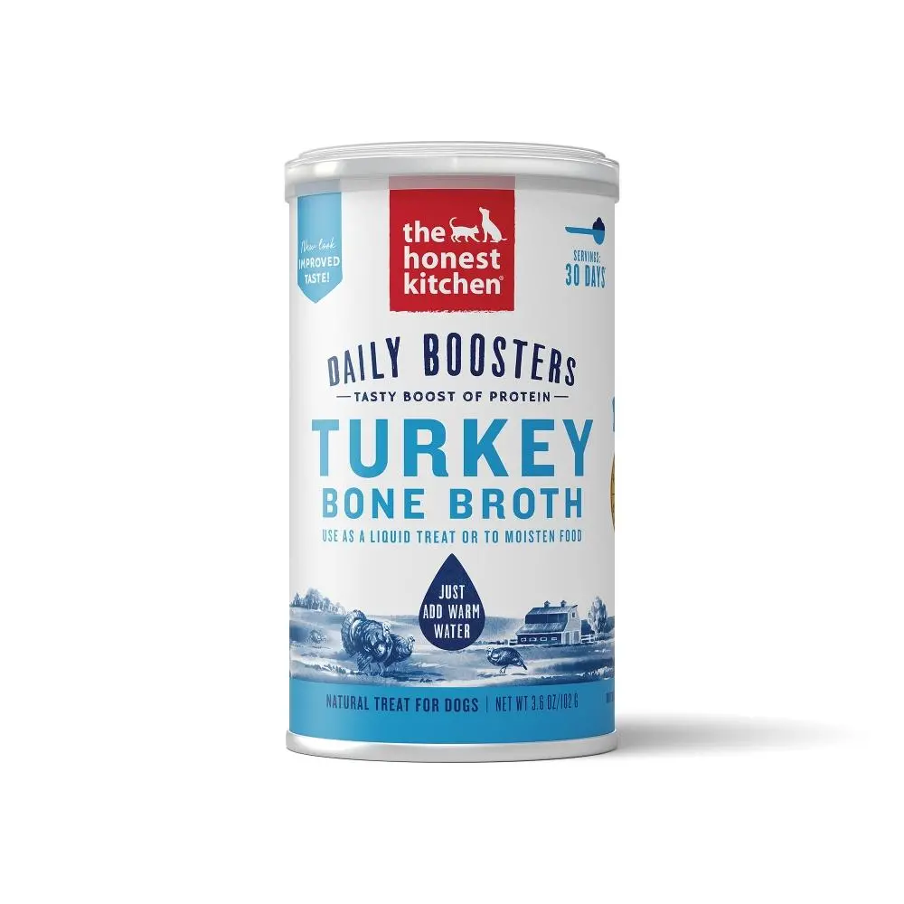The Honest Kitchen Daily Boosters Turkey Bone Broth For Dogs And Cats 1