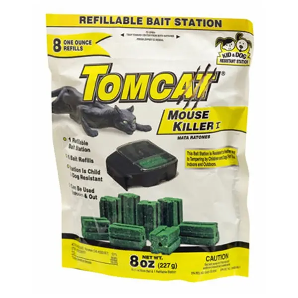 Tomcat Mouse Killer I Bait Station With Refills 8 Pack 1
