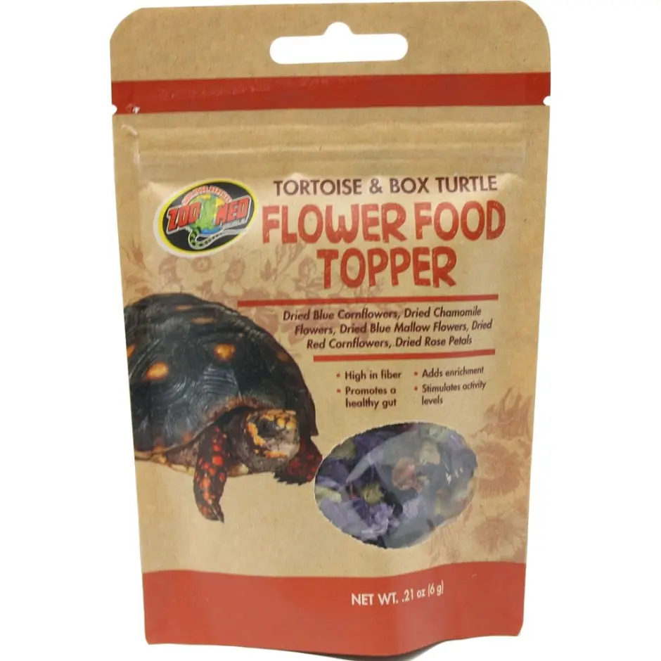 Tortoise & Box Turtle Flower Food Topper 1