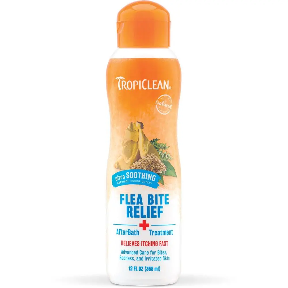 Tropiclean Flea & Tick After Bath, Bite, Relief Treatment For Dogs & Cats 1