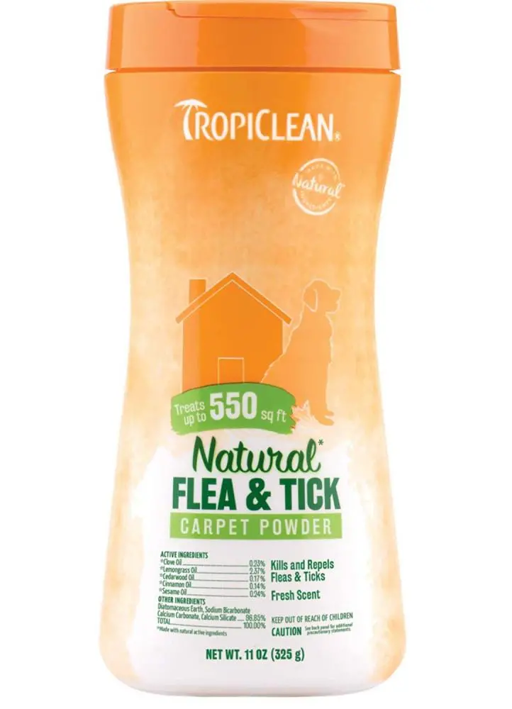 Tropiclean Flea And Tick Carpet & Pet Powder 1