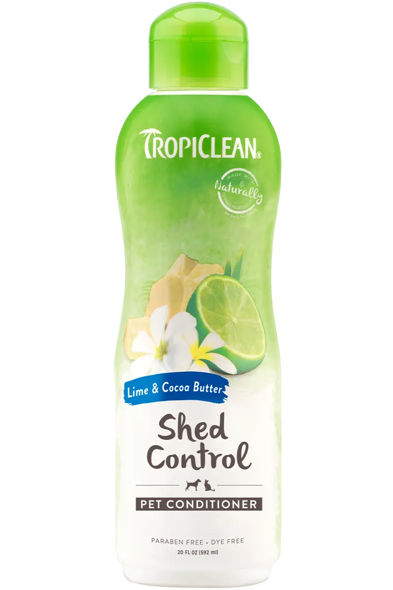 Tropiclean Lime & Cocoa Butter Shed Control Conditioner For Pets 1