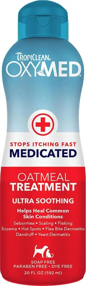Tropiclean Oxymed Medicated Anti-Itch Conditioning Treatment For Pets 1