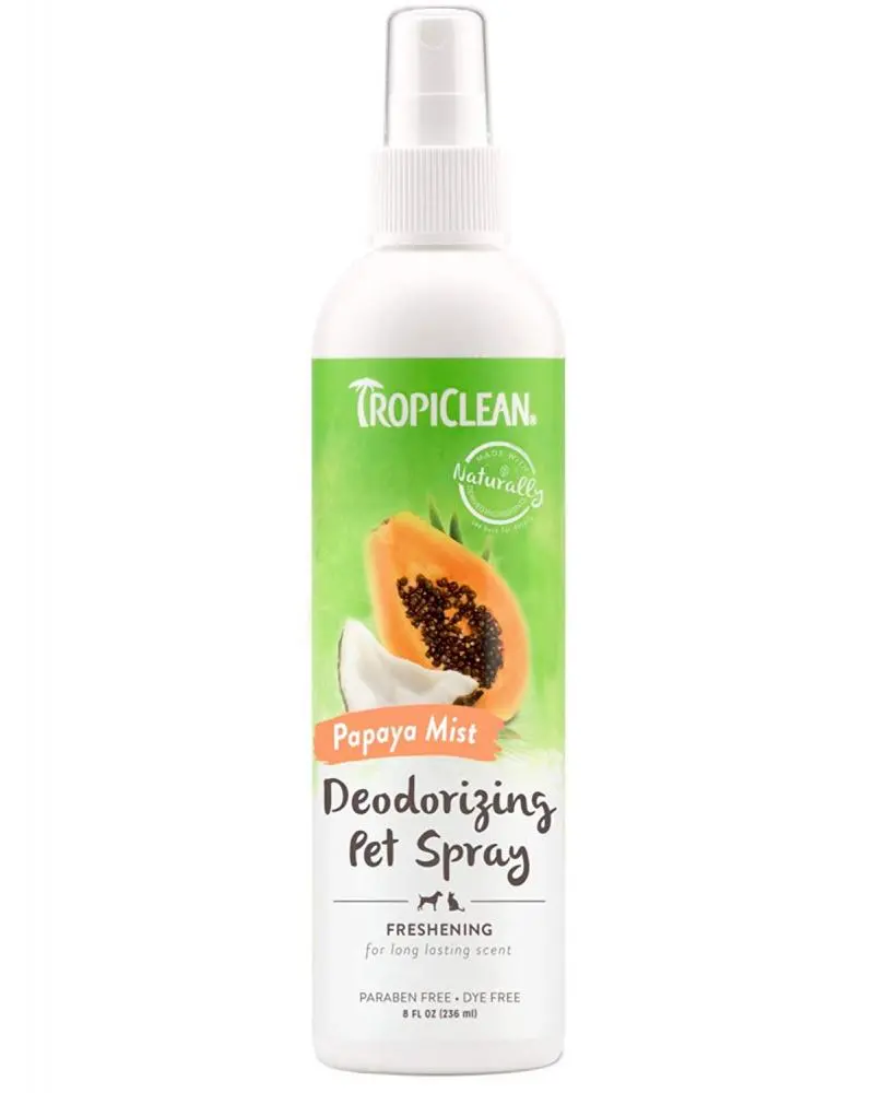 Tropiclean Papaya Mist Deodorizing Spray For Pets 1