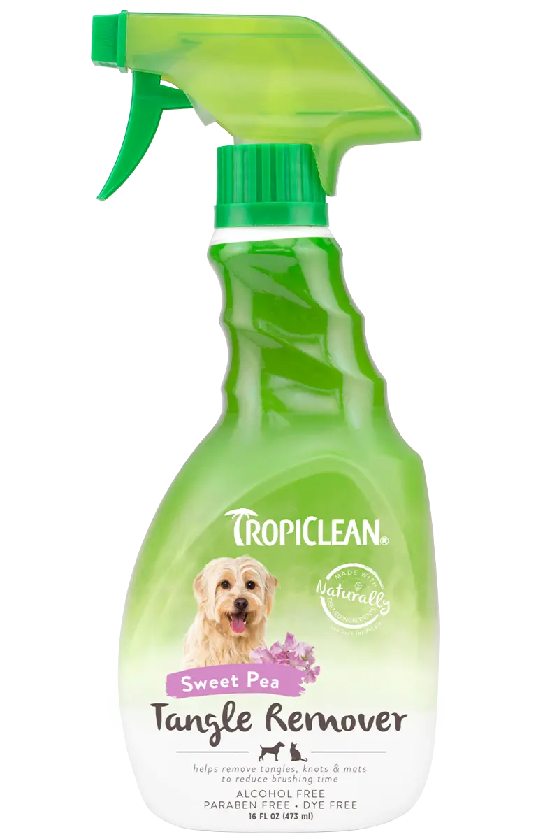 Tropiclean Sweet Pea Tangle Remover Spray For Pets 1