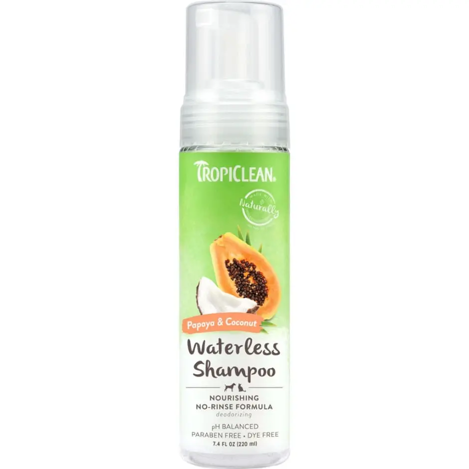 Tropiclean Papaya & Coconut Waterless Shampoo 1
