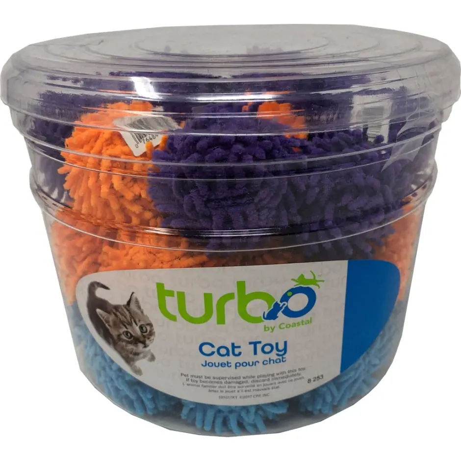 Coastal Pet Turbo Mop Balls Bulk Cat Toy 1