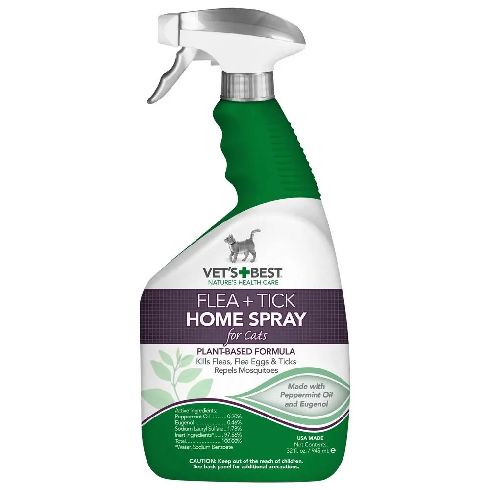 Vet's Best Flea And Tick Home Spray For Cats 1