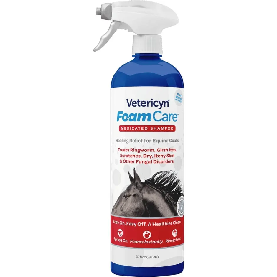 Vetericyn Foamcare Medicated Equine Shampoo 1