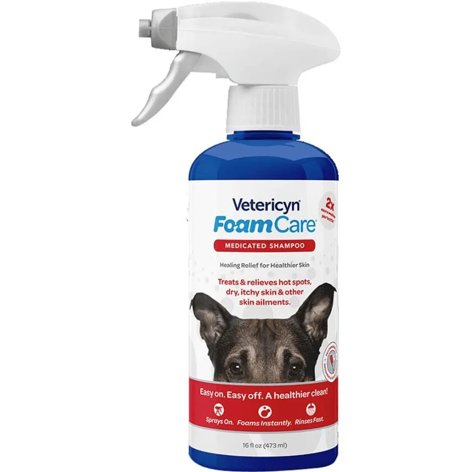 Vetericyn Foamcare Medicated Pet Shampoo 1