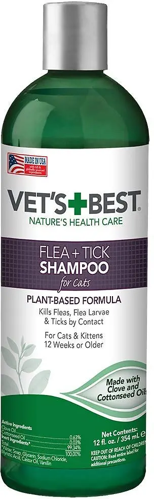 Vet’S Best Flea + Tick Shampoo Cat 1