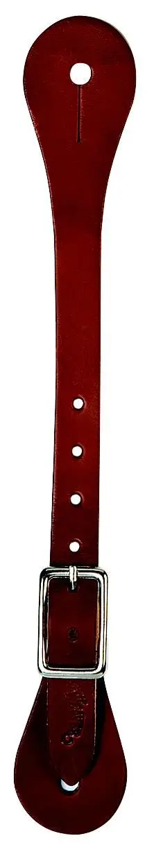 Weaver Single-Ply Ladies' Spur Straps, Rich Brown 1