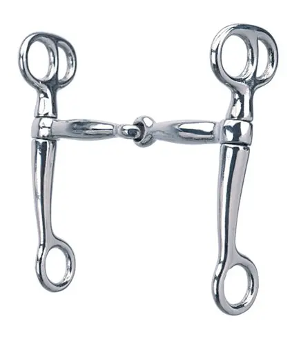 Weaver Tom Thumb Snaffle Bit With 5" Mouth, Nickel Plated 1