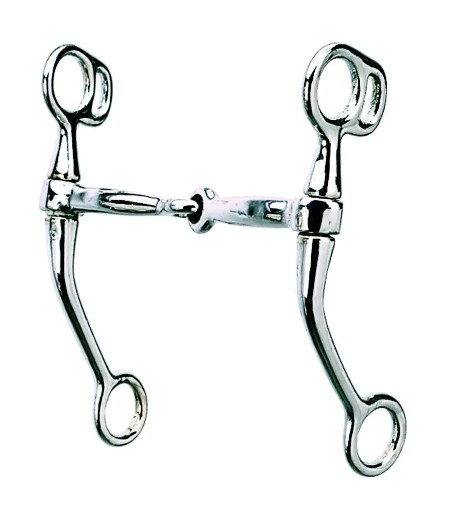 Weaver Tom Thumb Snaffle Bit, 5" Mouth, Chrome Plated 1