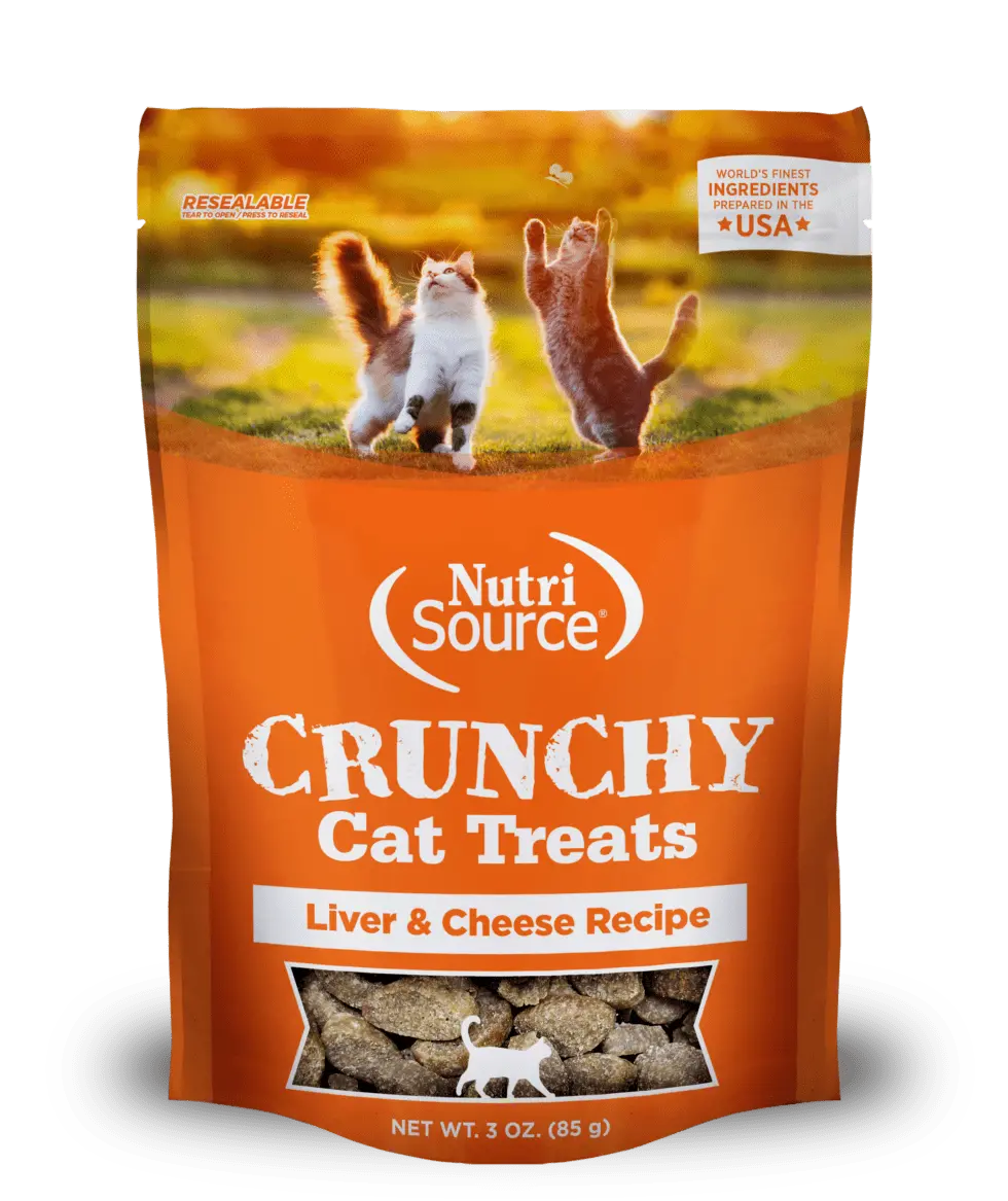 Nutrisource® Crunchy Cat Liver & Cheese Treats 1