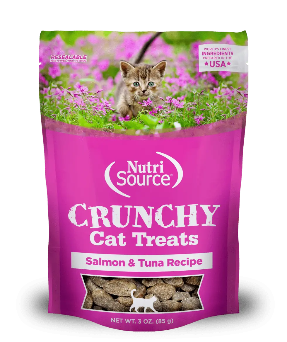 Nutrisource® Crunchy Cat Salmon & Tuna Treats 1