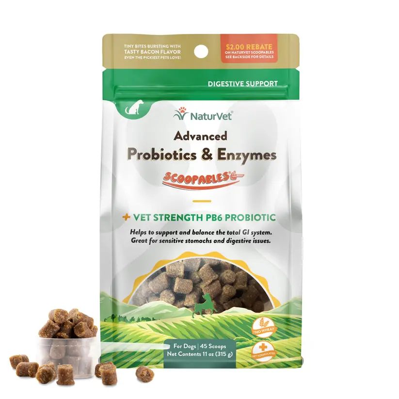 Naturvet Scoopables Advanced Probiotics & Enzymes 1