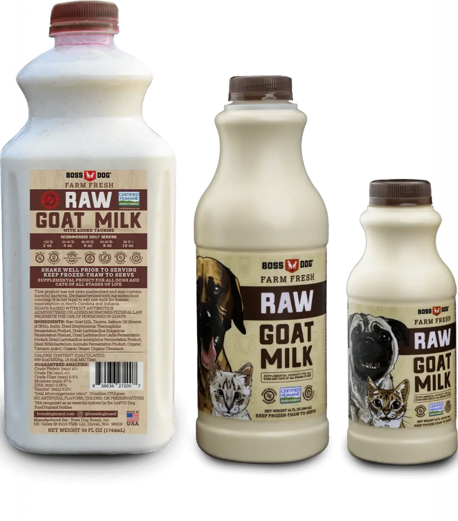 Boss Dog Raw Goat Milk 1