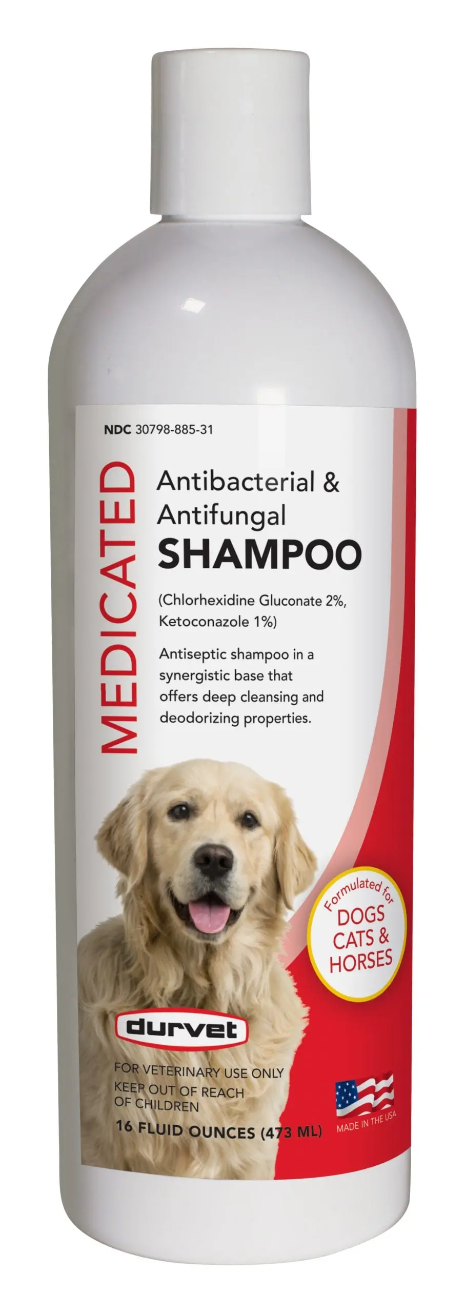 Durvet Medicated Antibacterial And Antifungal Shampoo 1