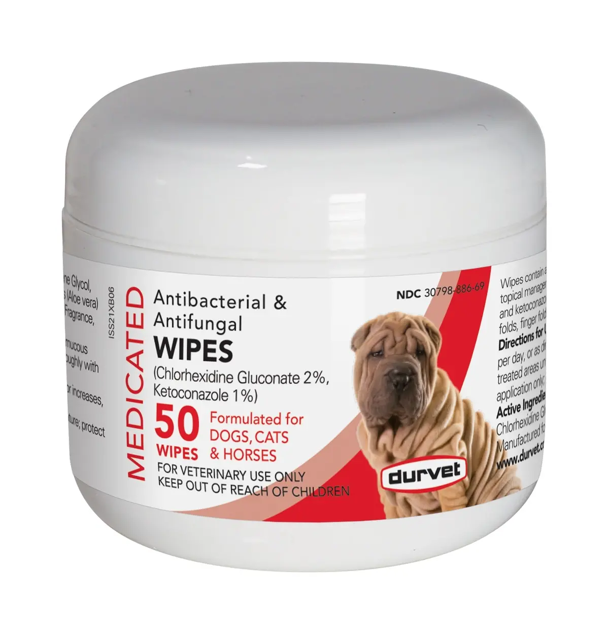 Durvet Medicated Antibacterial And Antifungal Wipes 1